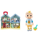 CoComelon WT0076 Deluxe House Playset & WT0058 Deluxe Interactive JJ Doll, Multicolour