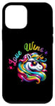 Coque pour iPhone 12 mini Love gagne le mois de la Gay Pride Unicorn Rainbow
