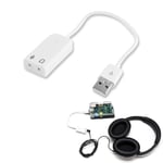 Usb Audio Adapter For 7.1 Channel Sound Raspberry Pi Support P3r