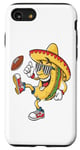 Coque pour iPhone SE (2020) / 7 / 8 Taco Football Fiesta Cinco De Mayo Motif Jour de Jeu Amusant