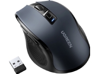 Ugreen optical wireless mouse USB 2.4GHz 4000 DPI black