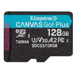 Kingston Canvas Go! Plus - Flash-minneskort - 128 GB - A2 /