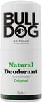 Bulldog Skincare Original Roll On Natural Deodorant, White, Patchouli, 75 ml
