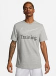 Nike Dri-Fit Training T-Shirt - Dark Grey, Dark Grey, Size 2Xl, Men