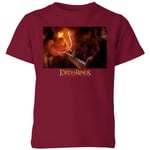 Lord Of The Rings You Shall Not Pass Kids' T-Shirt - Burgundy - 5-6 Years - Burgundy