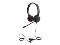 Jabra Evolve 30 II UC stereo - Headset - på örat - kabelansluten - 3,5 mm kontakt