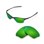 New WL Polarized Emerald Replacement Lenses For Oakley Half Wire XL Sunglasses