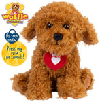 Waffle the Wonder Dog 539 3401 Soft Toy with Sound, Brown