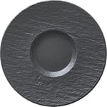 Villeroy & Boch The Rock Black Shale, 16-4074-1310 Soucoupe en porcelaine 15,5 cm