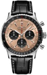 Breitling AB0138241K1P1 Navitimer B01 Chronograph 43 Rosa guldfarvet/Læder Ø4343