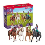 schleich 72221 HORSE CLUB riders, ages 5 and up, HORSE CLUB play set, 40 pieces, Toy
