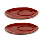 Serax La Mère fat till kaffekopp o14,5 cm 2-pack Venetian red