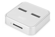 Digitus DA-71546 dockningsstationer för bärbara datorer Kabel USB 3.2 Gen 2 (3.1 Gen 2) Type-C Silver