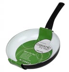 24cm Ceramic Frying Pan Induction Hob Safe Non-Stick Oil Free Cooking Easy Clean