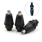 1pc Nose Hair Cutter Trimmer Head For 3-in-1 Electric Shave Black