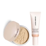 Laura Mercier Mini Translucent Loose Setting Powder Ultra Blur and Tinted Moisturiser Natural Dewy SPF 30 Duo (Various Shades) - 1C Cameo