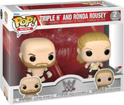 Funko POP WWE Triple H and Ronda Rousey Collectable Vinyl Figures
