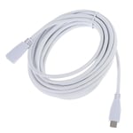 5a 20v USB Typ-C Förlängningskabel, USB-C 2.0 Hona till USB Hanne Förlängare - Perfekt 5m