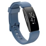 Fitbit Inspire / Inspire HR klockband av silikon - Storlek: S / Babyblå Blå