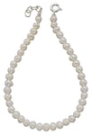 Elements Silver B4681W White Freshwater Pearl Bracelet 19- Jewellery