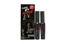 BENEFIT LASHES WITH ALTITUDE GIFT SET 2 X 8.5G THEY'RE REAL MASCARA - JET BLACK