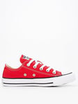 Converse Chuck Taylor All Star Ox Plimsolls - Red , Red, Size 4, Women