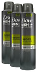 Dove Men+Care Sport Active+Fresh Anti-Perspirant Deodorant Spray 250ml  x 3