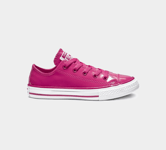 Converse Chuck Taylor All Star Patent 662321C Junior Shoes Pop Pink UK 10-5.5