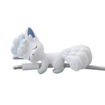 Tiny Sleepy Alolan Vulpix Cable Bites Protector, Cute Animal Chewers Cord Saver, Wrap Prevents Wire Breakage and Provides Strain Relief for iphone/iPad, Headphones, Mobile Phones, Adapters, USB