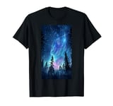 Starlit Lights North Lights Space T-Shirt