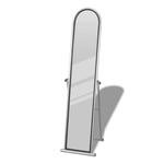 vidaXL Fristående spegel full längd rektangulär grå -  Speglar