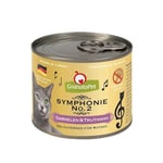 GranataPet Symphonie No.2 Lot de 6 boîtes de Nourriture pour Chat sans céréales ni Sucre ajoutés 6 x 200 g