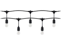 Upphängning Orno Lighting Krans Set - 1 Sladd 5M (5 Armaturer) + 5 Led-Lampor 1W E27, 3000K - Varm + 1 Glödlampa Gratis!
