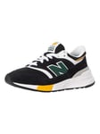 New Balance997R Suede Trainers - Black/Nightwatch Green