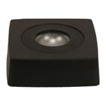Ljusbox LED Fyrkantig 8,4cm, Svart
