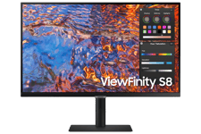 Samsung 27” Viewfinity S80PB UHD 4K with IPS Panel in Black (LS27B800PXPXXU)