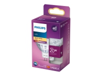 Philips - LED-spotlight - form: MR16 - GU5.3 - 2.9 W (motsvarande 20 W) - klass F - varmt vitt ljus - 2700 K