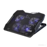 Laptop Cooling Pad avec 4 pour 14-17 ''Laptop Notebook Portable Cooling Stand