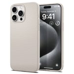 Spigen iPhone 15 Pro Liquid Air Cover - Natural Titanium