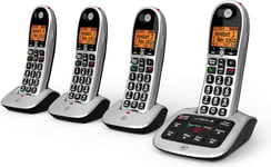 BT 4600 Big Button Advanced Call Blocker Home Phone with Answer Machine, Quad