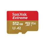 SanDisk Extreme 512 Go MicroSDHC UHS-I Classe 10 - Neuf