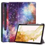 Samsung Galaxy Tab S7 Plus etc. mönster Fodral - Cosmic Space