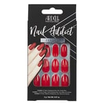 Ardell Nail Addict Colored 1 set Cherry Red