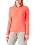 CMP Women's Soft Tech Plain Stretch Fleece, womens, 30L1326, Red Fluo, 46