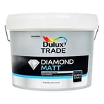 DULUX TRADE DIAMOND MATT BRILLIANT WHITE 10L