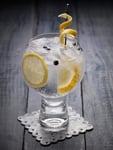 Wrenbury Set of 2 Spanish Copa Gin Glasses, Short Stem Glasses 19oz 540ml | Solid Stem with Ballon Shaped Bowl