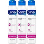 Sanex Biome Protect Anti-Irritation Deodorant Spray 200ml x 3