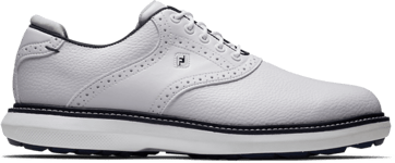 Footjoy Fj Traditions Spikeless Golfkengät WHITE/WHITE/NAV