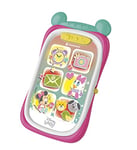 Clementoni Disney Baby Minnie Enfant, Mobile, Smartphone d'éveil éducatif, téléphone bébé Jouet 9 Mois, 17712, Multicolour, Medium