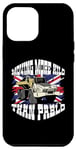 iPhone 14 Pro Max UK England Flag Patriotic Construction Backhoe Operator Tee Case